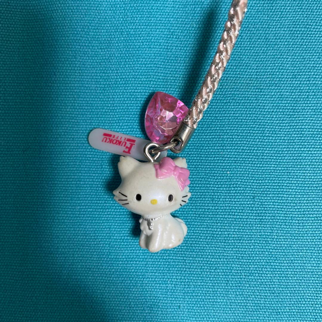 サンリオ　フコク生命　チャーミーキティ　根付け　ストラップ