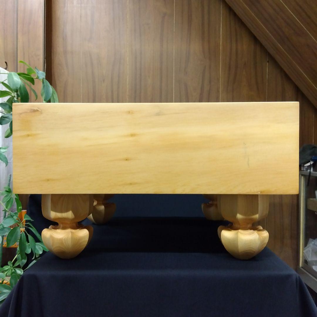 【国産　本榧　5寸碁盤　木表③】