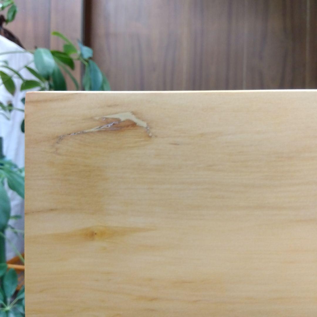 【国産　本榧　5寸碁盤　木表③】