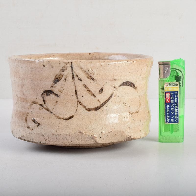 加藤唐九郎（一ム斎）作　古志戸窯　志野茶碗　銘白妙　清水公照極め箱　MR9413