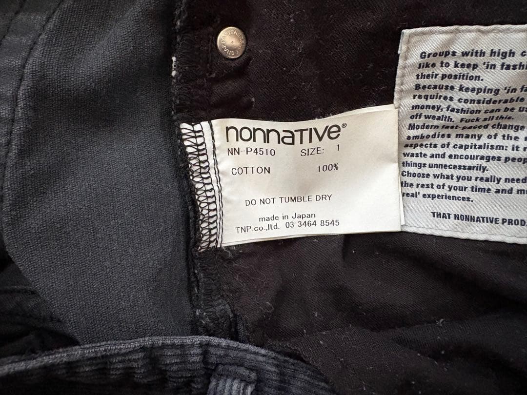 nonnative ノンネイティブ DWELLER 5P JEANS 03