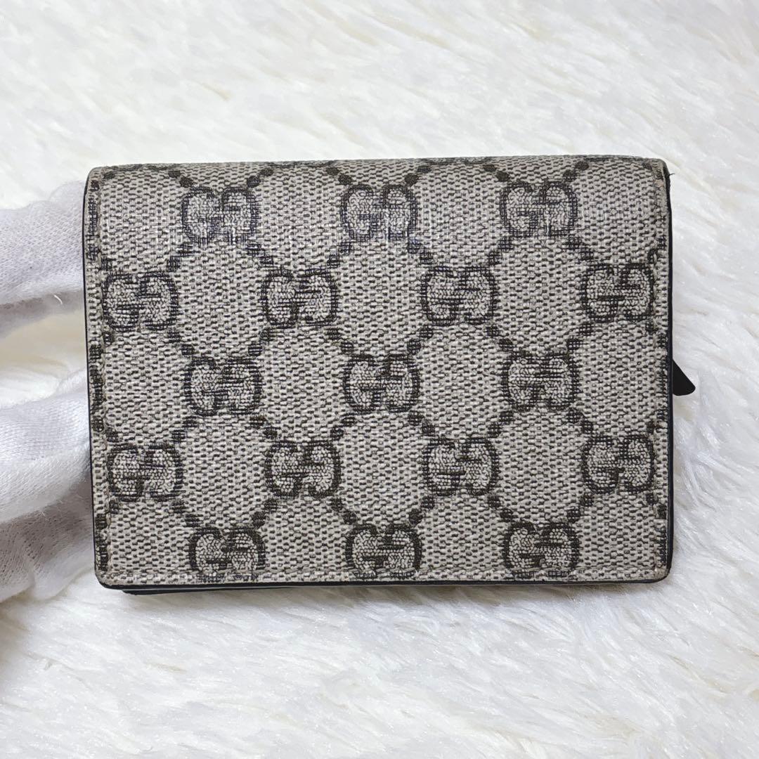 美品✨GUCCI ストーン抜けなし チェリー さくらんぼ 二つ折り財布 GG柄