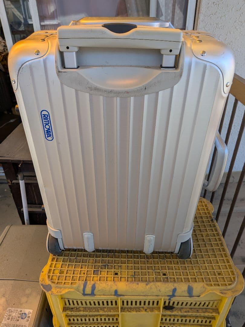 RIMOWA TOPAS スーツケース 廃盤 2輪　青ロゴ　リモワ