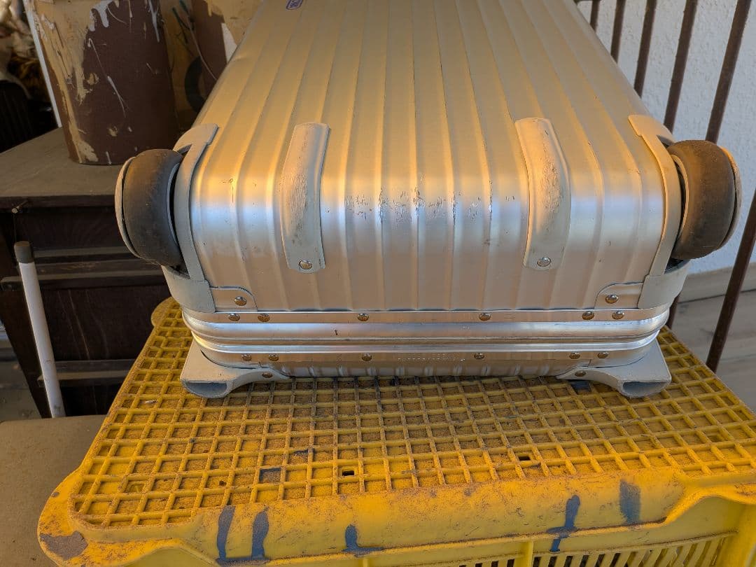 RIMOWA TOPAS スーツケース 廃盤 2輪　青ロゴ　リモワ