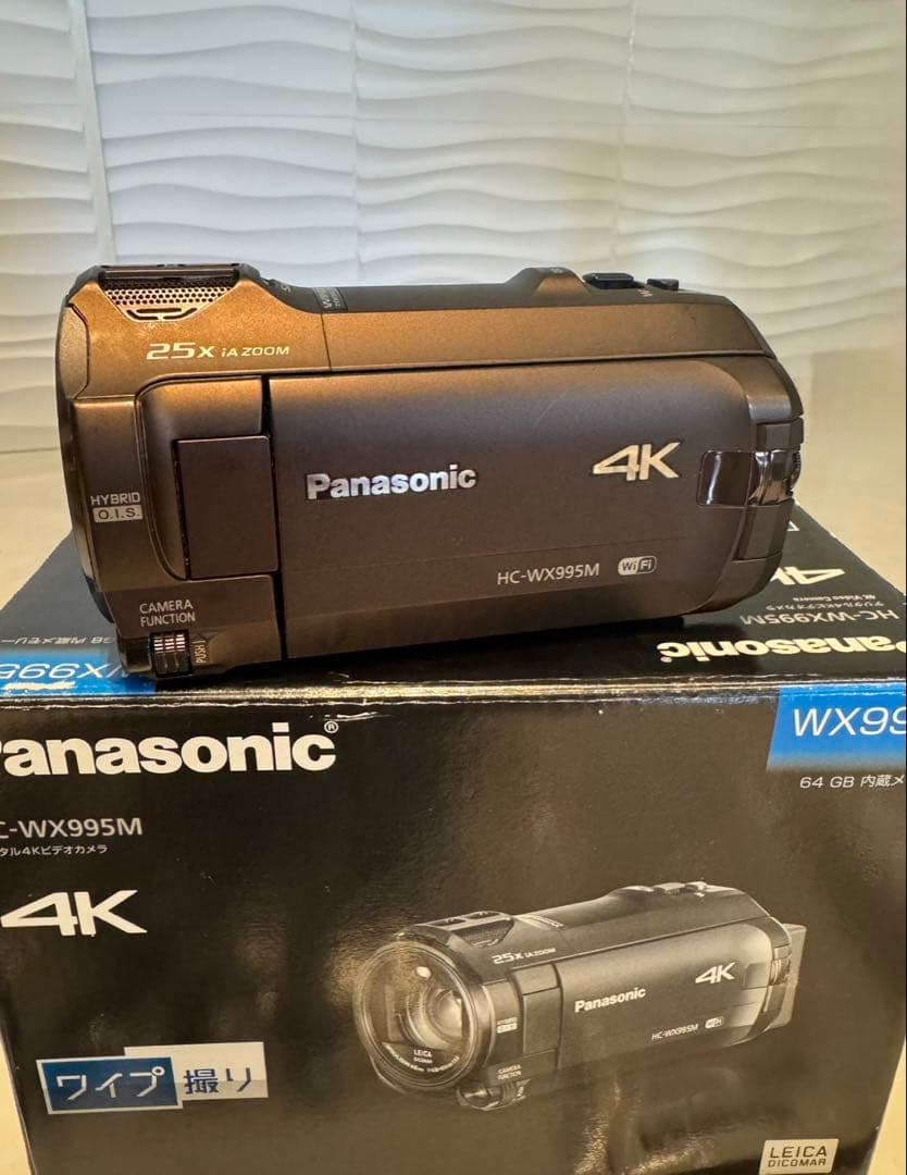 Panasonicパナソニック 4Kハイビジョンビデオカメラ HC-WX995M