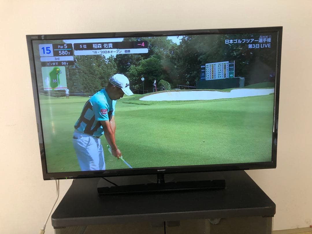 K*M様 SHARP AQUOS 液晶テレビ 本体 リモコン無し