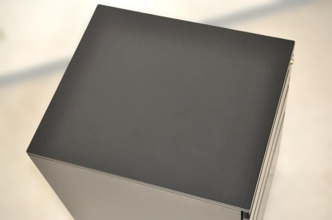 デスクワゴン 3段 シリンダー錠 鍵付き HK187①