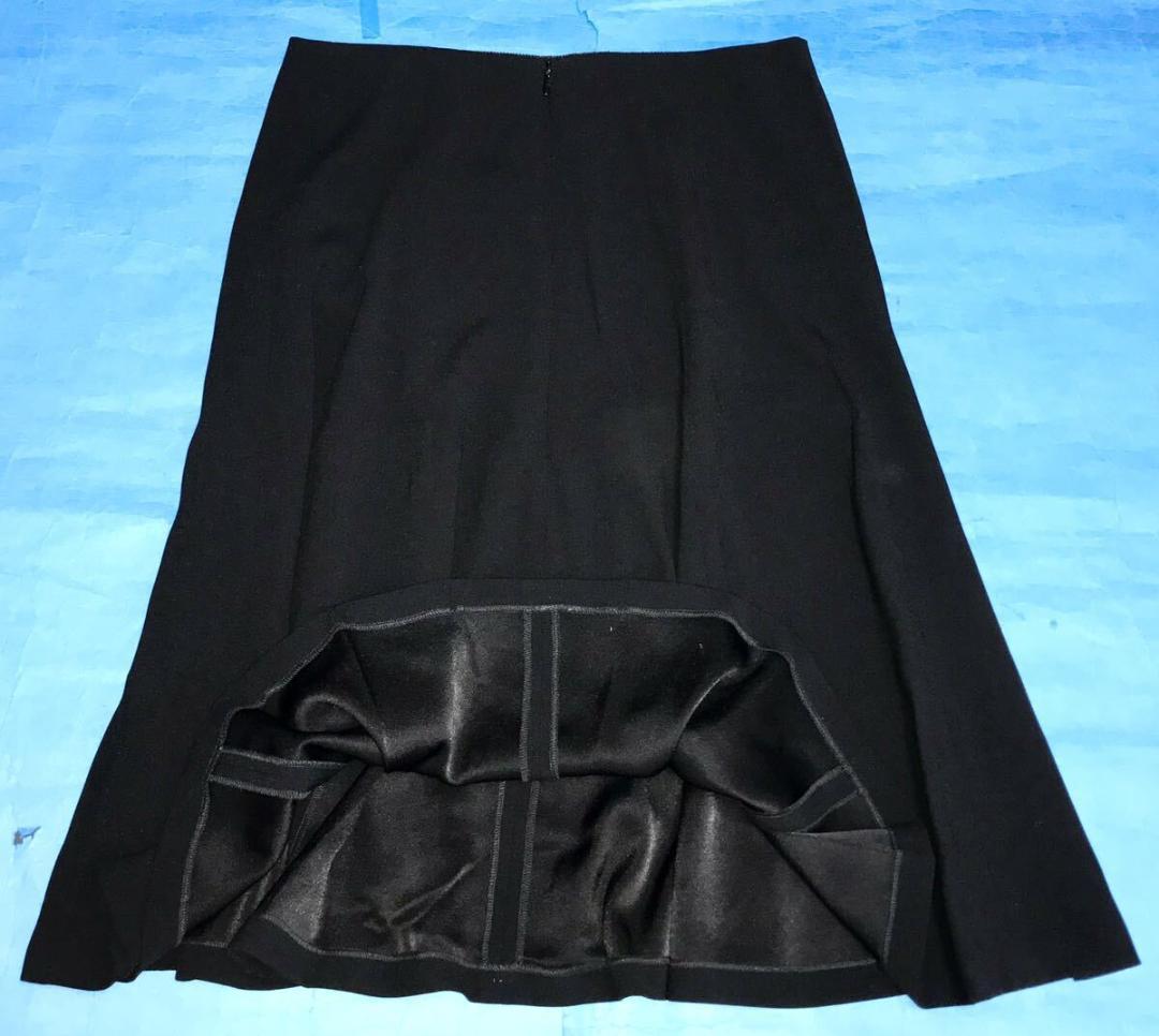 ポールカ★㈱アオイ扱フレアースカート36ブラック定価71500円★新品タグ付