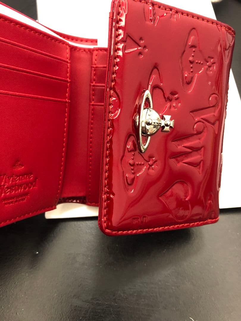 Vivienne Westwood 赤 三つ折り財布