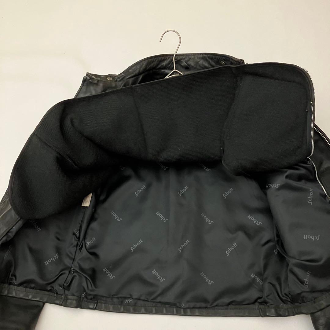 ✨希少　641✨ schott シングルライダース ライナー付き　USA 40
