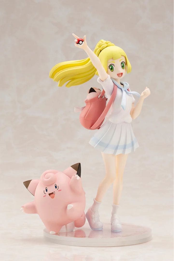 【絶版】コトブキヤ　がんばリーリエ　ポケモンセンター オリジナル フィギュア