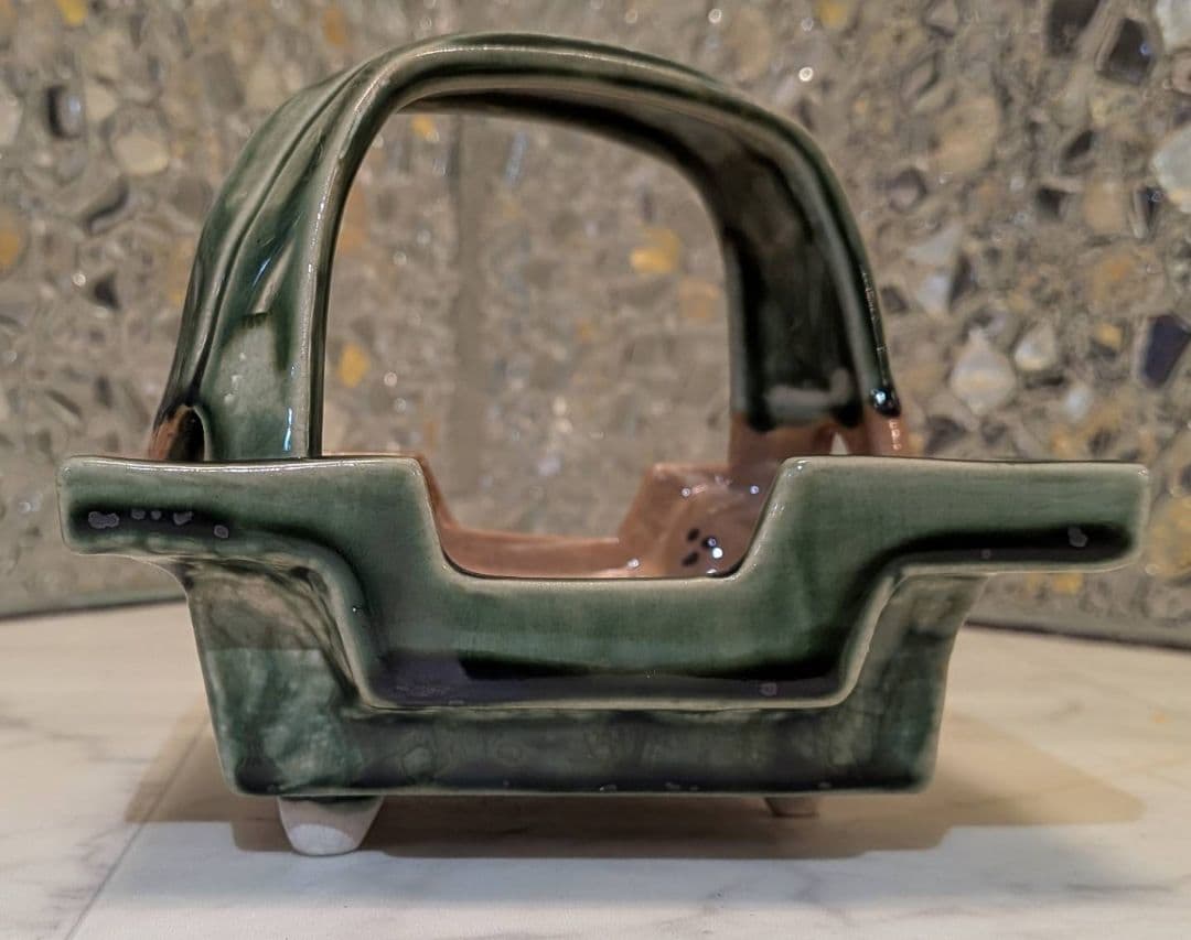 【最終値下げ】織部　手提げ　向付　5客　ビンテージ