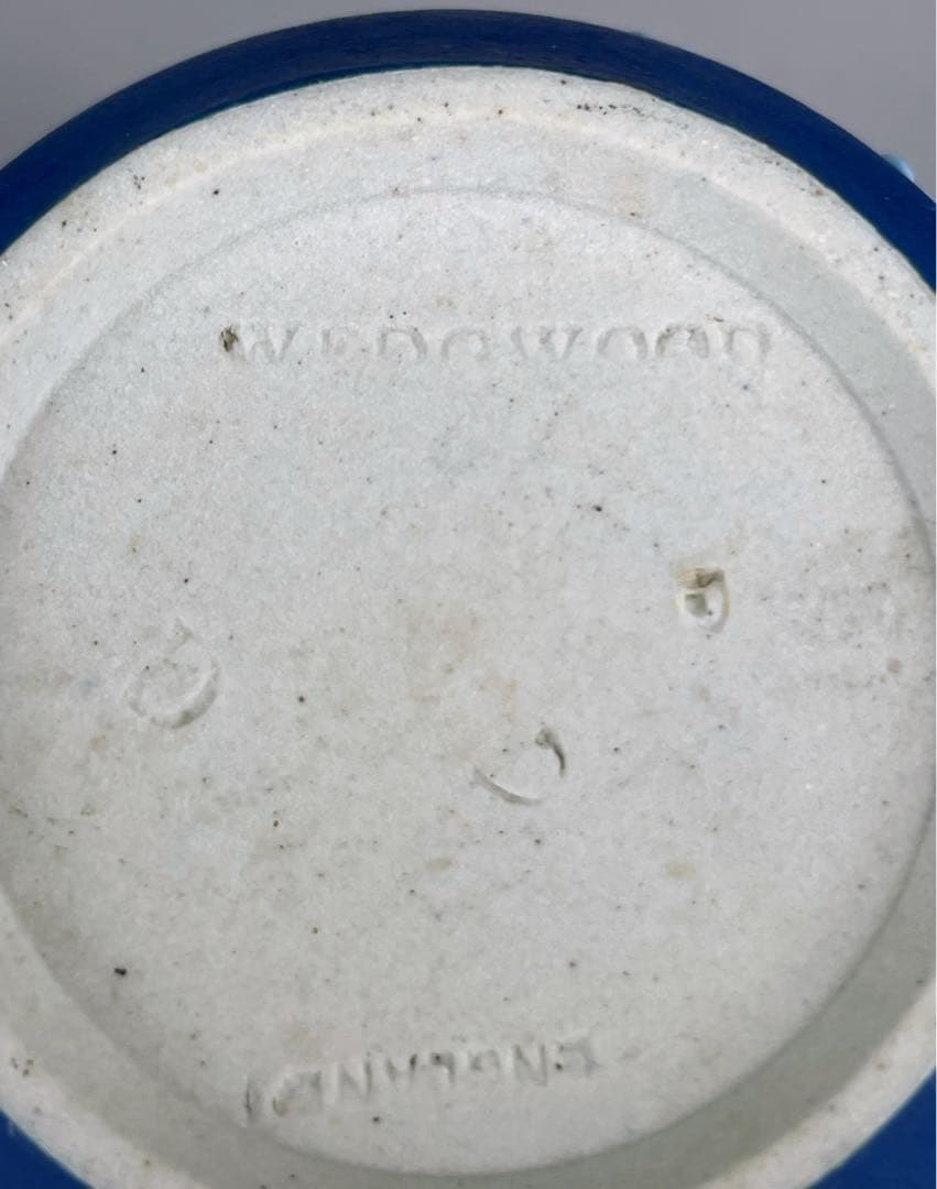 【希少】アンティーク オールドウェッジウッド ジャスパーウェア カップ ソーサー