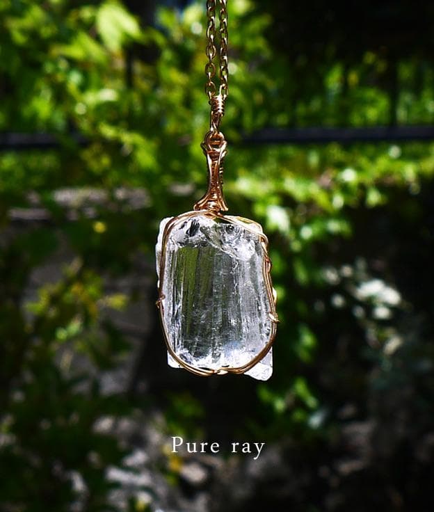 高品質 レムリアンクリスタルピュアレイ ペンダントトップ◇