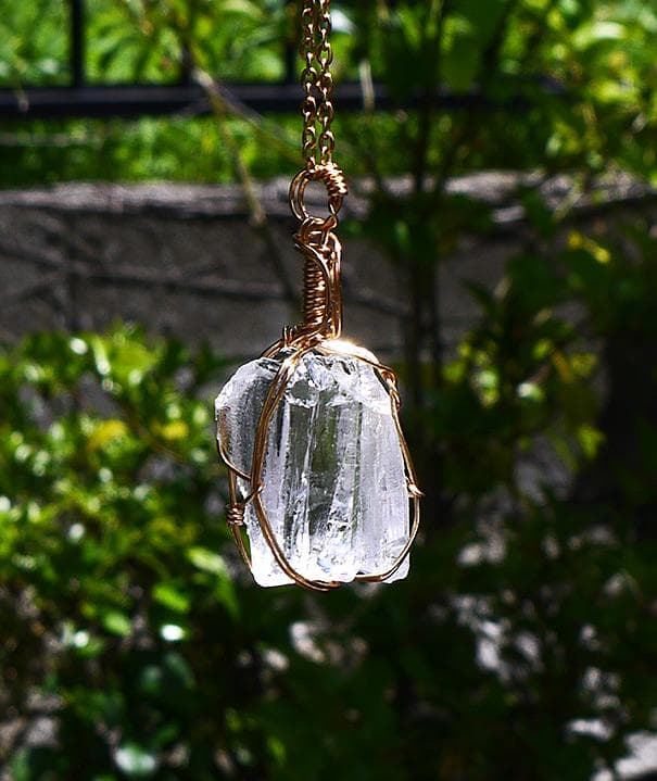 高品質 レムリアンクリスタルピュアレイ ペンダントトップ◇