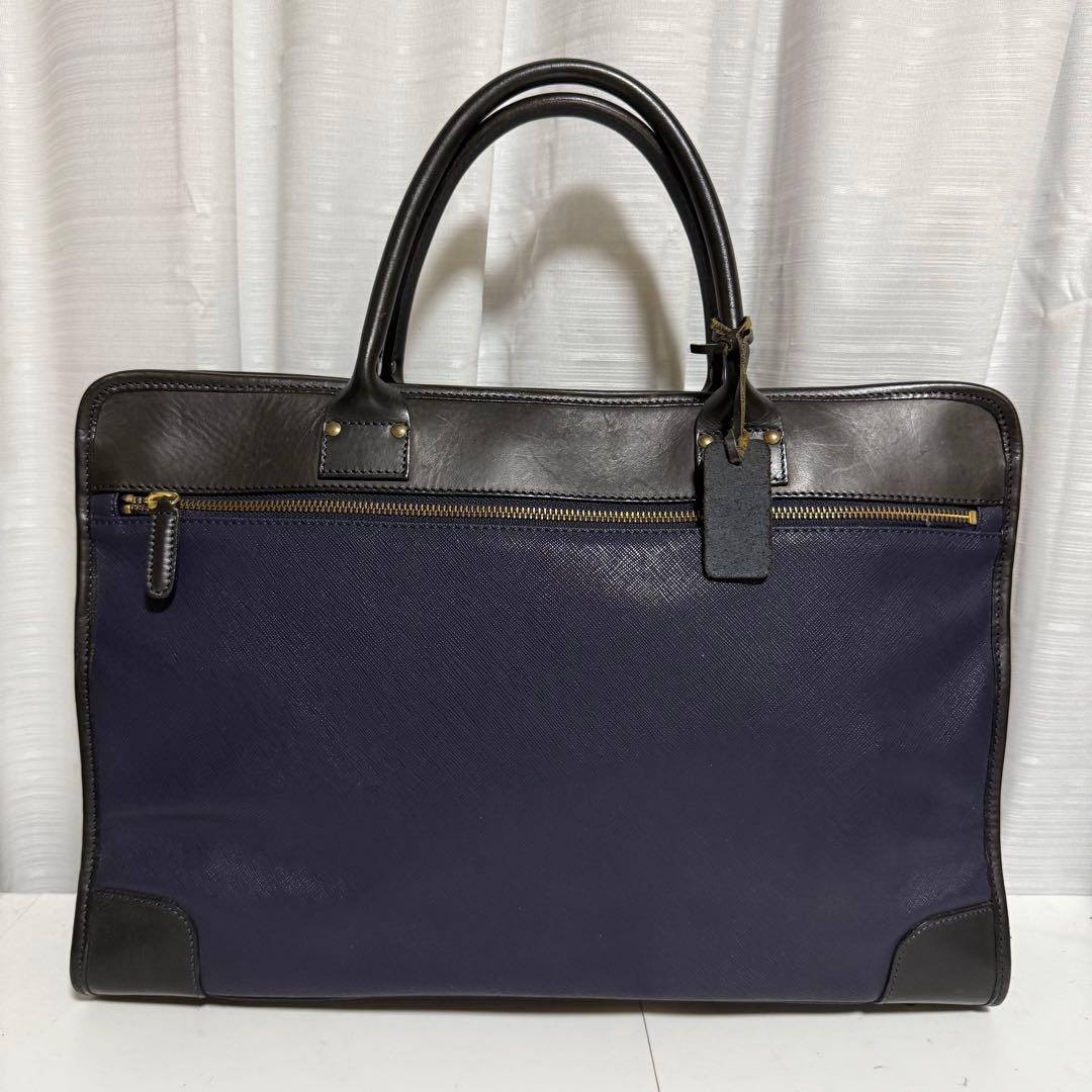 ⭐️極美品⭐️フェリージ　ビジネスバッグ 12-39 ブリーフケース ネイビー