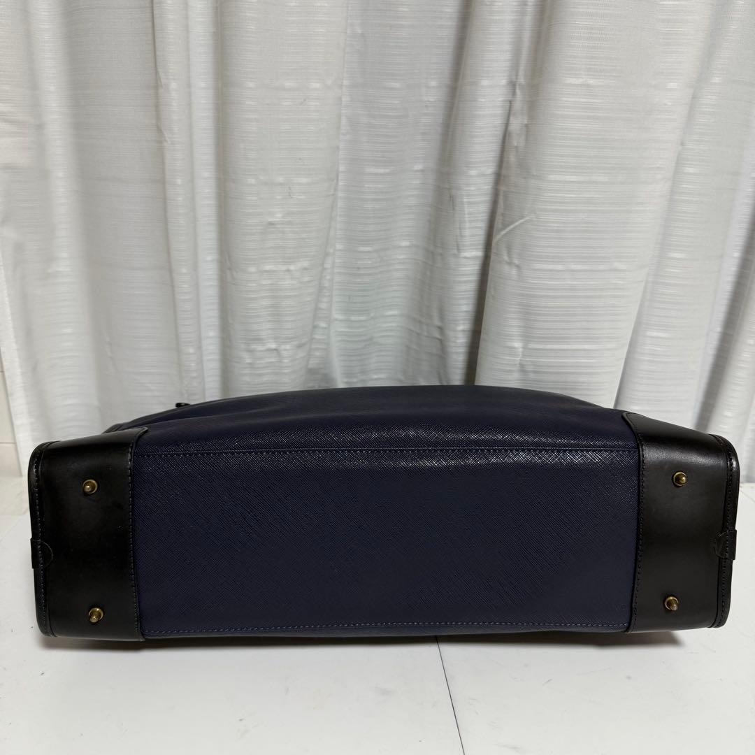 ⭐️極美品⭐️フェリージ　ビジネスバッグ 12-39 ブリーフケース ネイビー