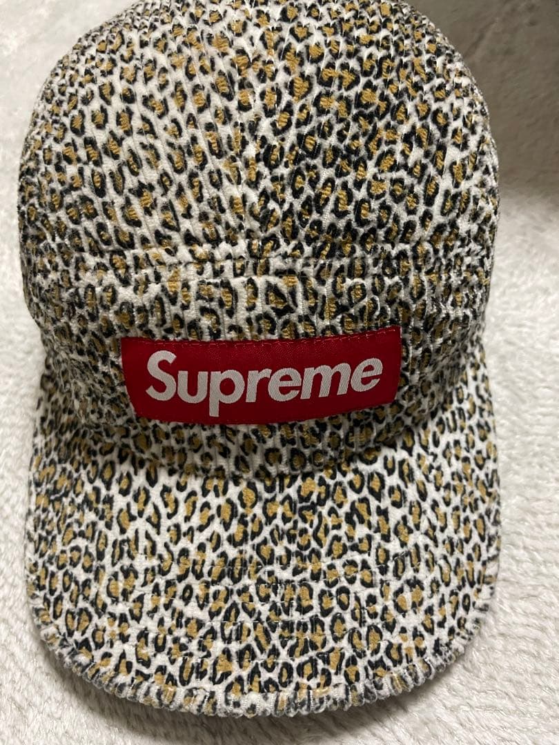 Supreme Corduroy Camp Cap レオパード 美品