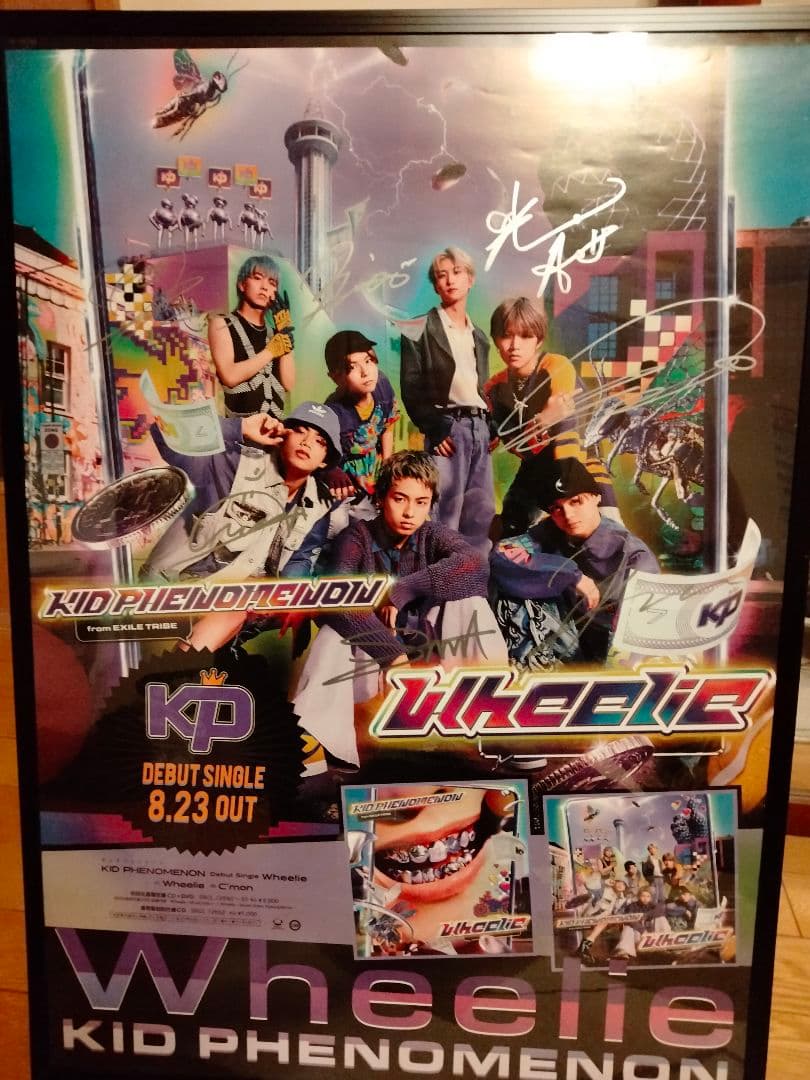 KIDPHENOMENON　キッドフェノメノン　サイン入りポスター