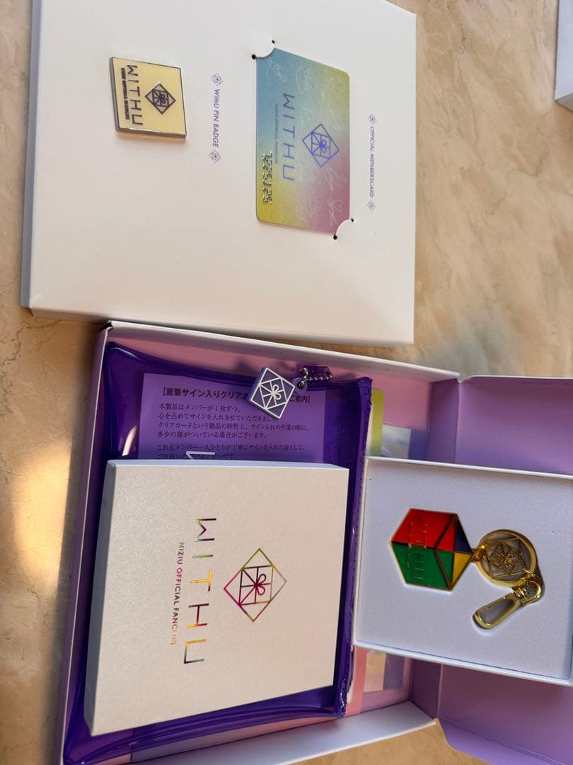 NiziU Official Fanclub 特典セット 缶バッジ等