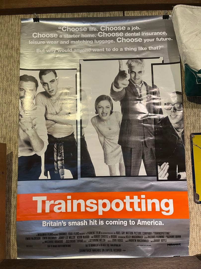 トレインスポッティング　ヴィンテージ ポスター 101.5cm×68.5cm