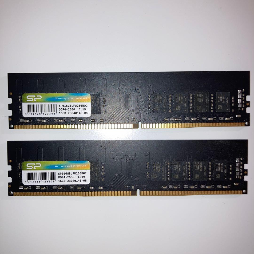 パソコンメモリー16GB✖︎2枚セット