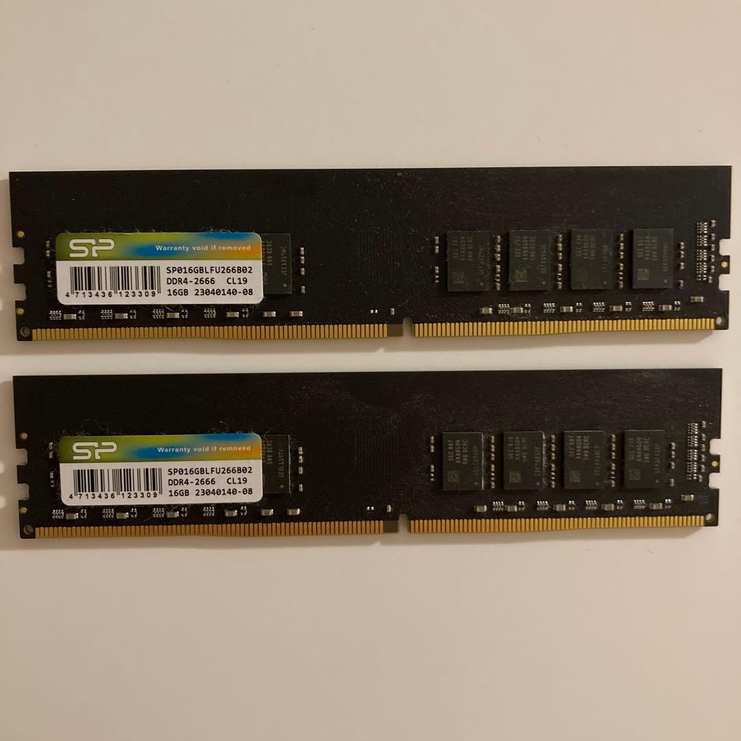 パソコンメモリー16GB✖︎2枚セット