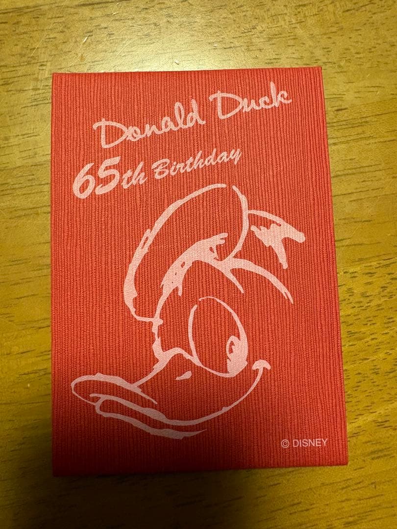 ドナルドダック 65周年記念カード