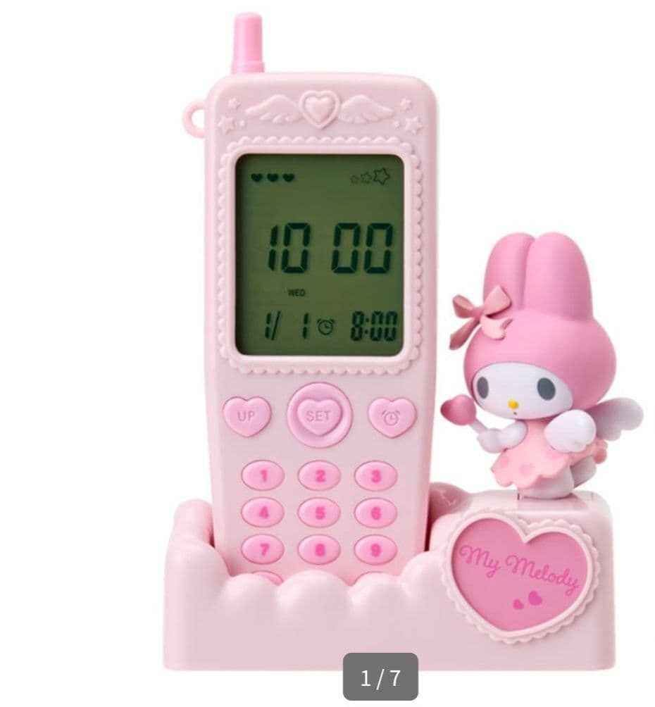 ガラケー型置時計 サンリオ マイメロ マイメロディー クリスマス プレゼント