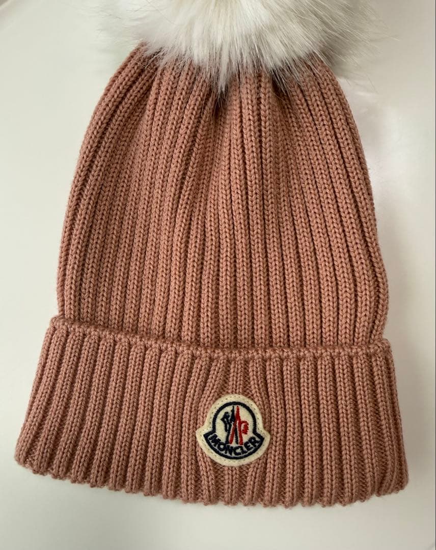 Moncler モンクレール キッズ ニット帽 ニットキャップ ポンポン M