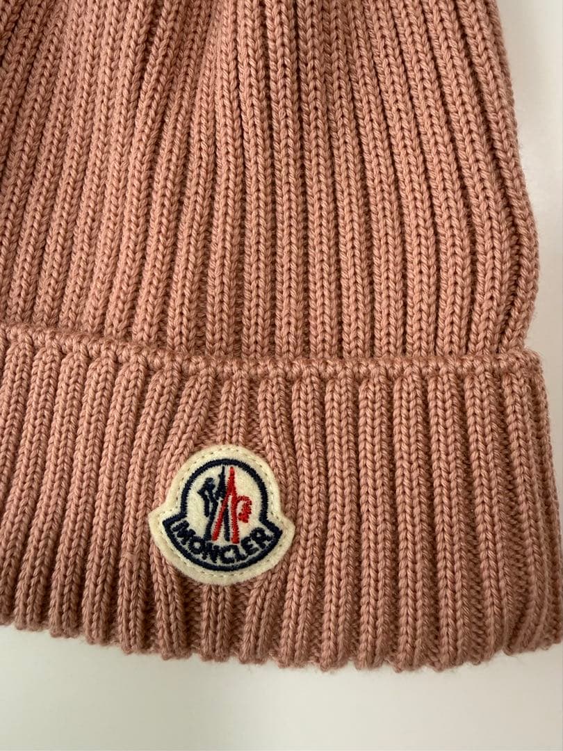 Moncler モンクレール キッズ ニット帽 ニットキャップ ポンポン M
