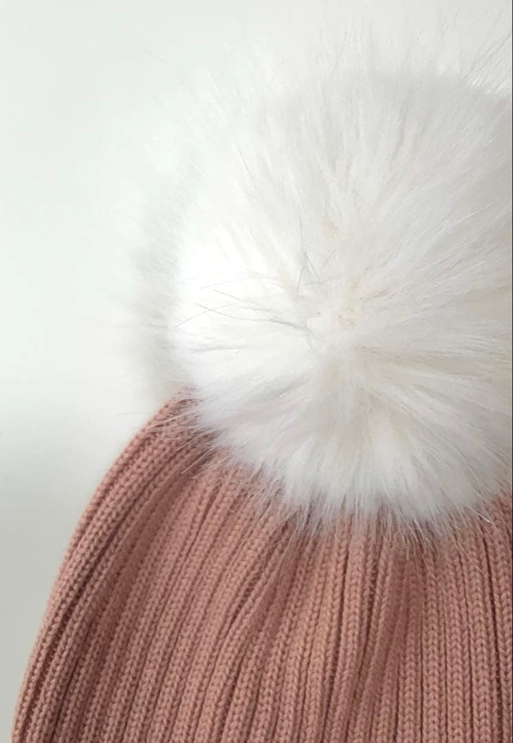 Moncler モンクレール キッズ ニット帽 ニットキャップ ポンポン M