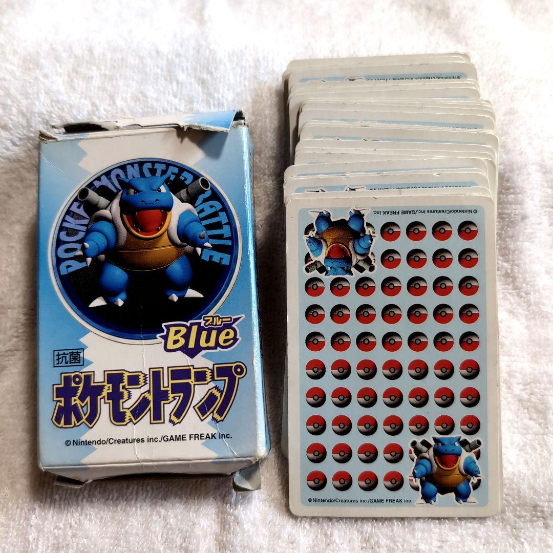 ポケモントランプ ブルー カメックス 青 初期 任天堂 Blue
