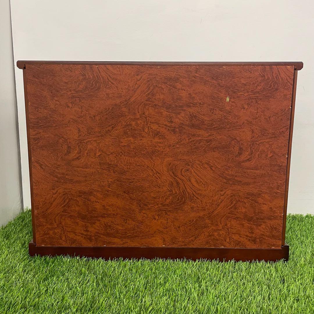 ダークブラウン ガラスケース