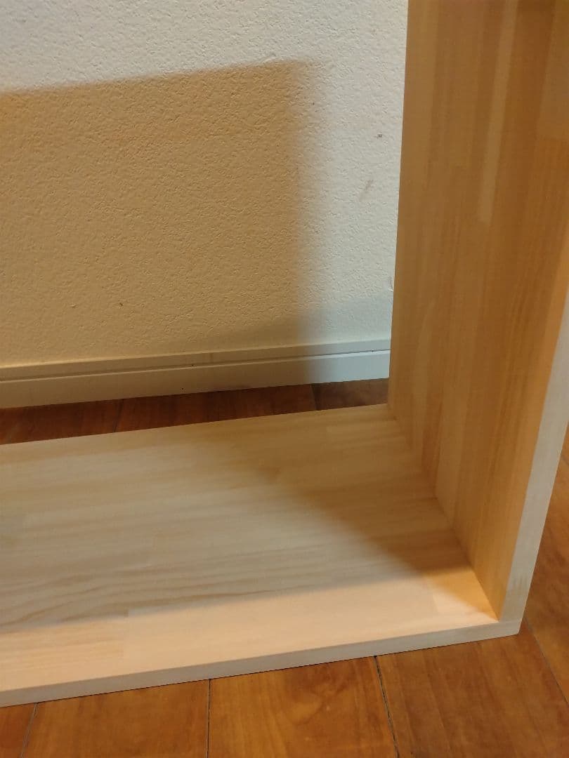 木製　ハンドメイド　オーダー　ロの字　棚　シェルフ　ラック　テレビボード