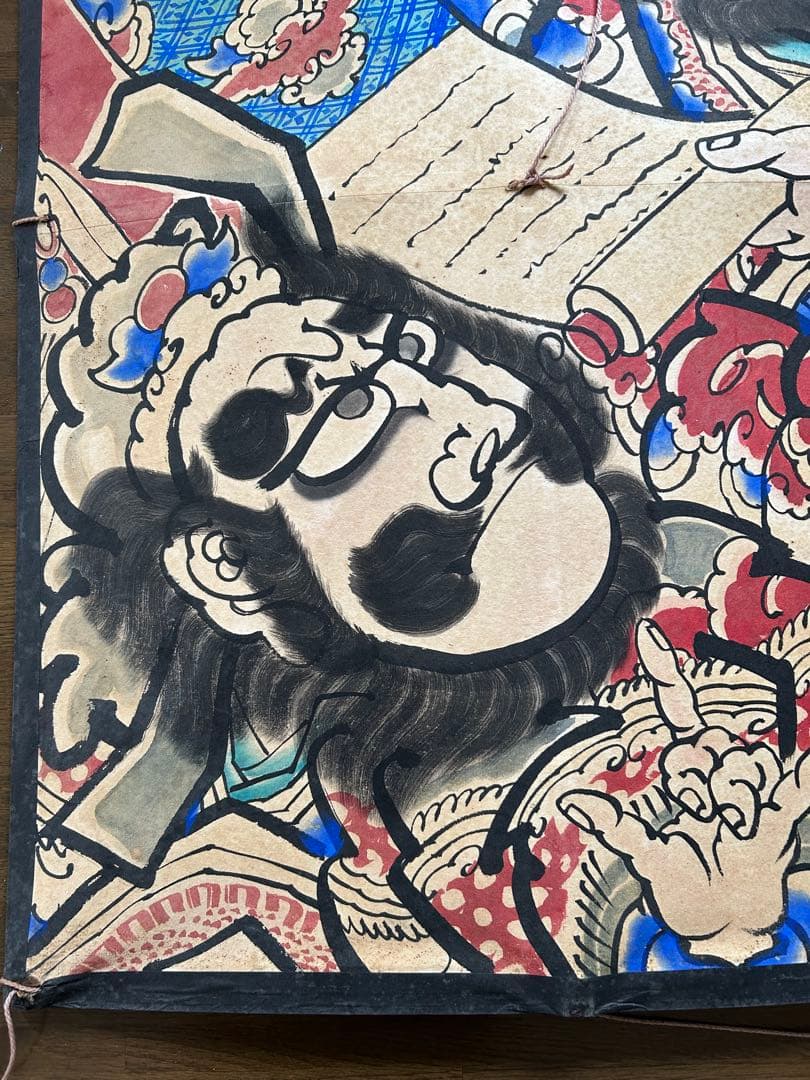 レトロ　凧絵　錦絵　ねぶた絵　大型凧絵　和風