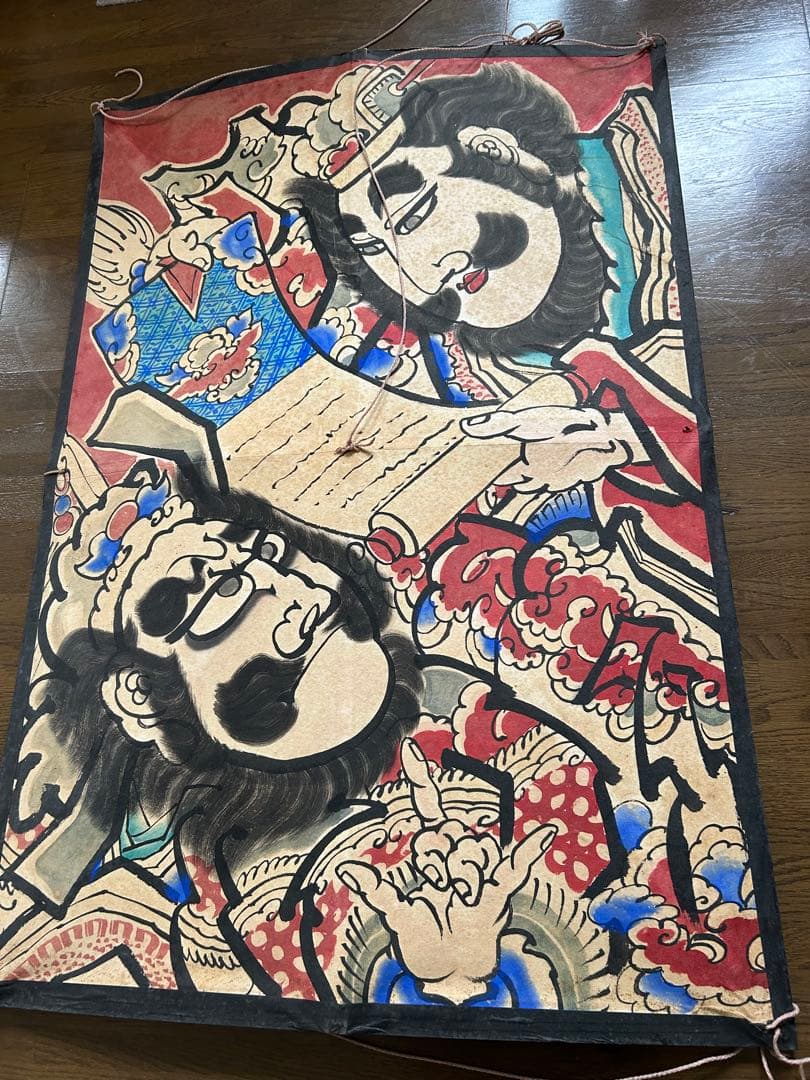 レトロ　凧絵　錦絵　ねぶた絵　大型凧絵　和風