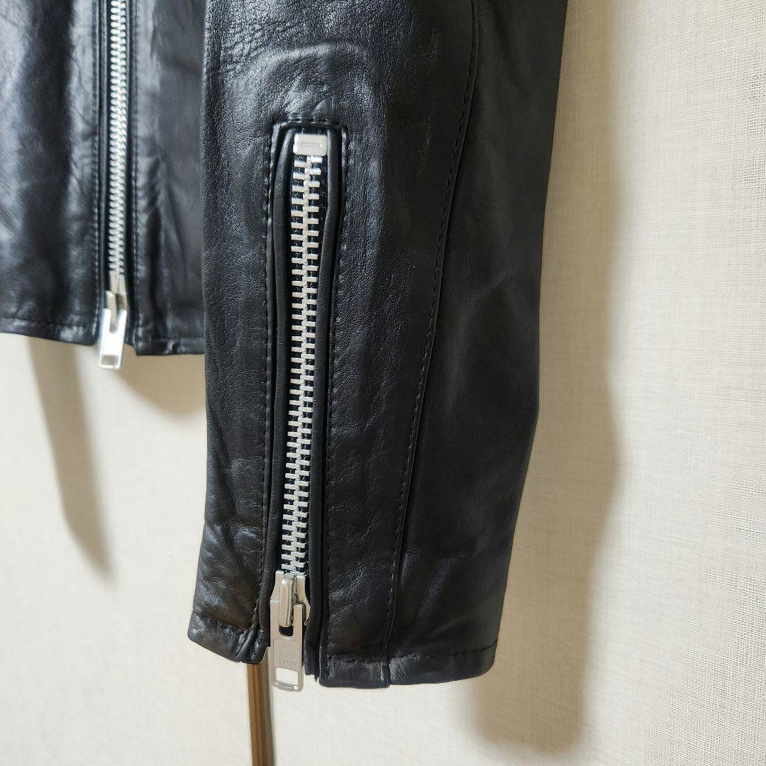 MURDER LICENSE ラムレザー シングルライダースジャケット