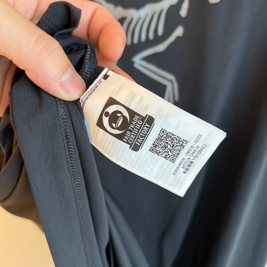 ARC'TERYX MOTUS TANK M モータス タンクトップ ブラック