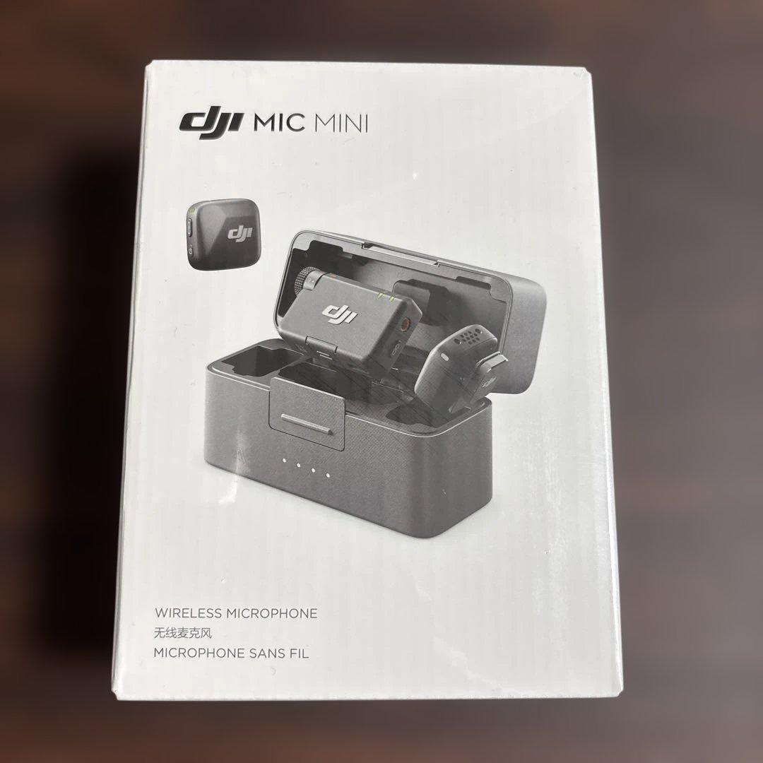 DJI Mic Mini 2TX+1RX+充電ケース ピンマイク ワイヤレス