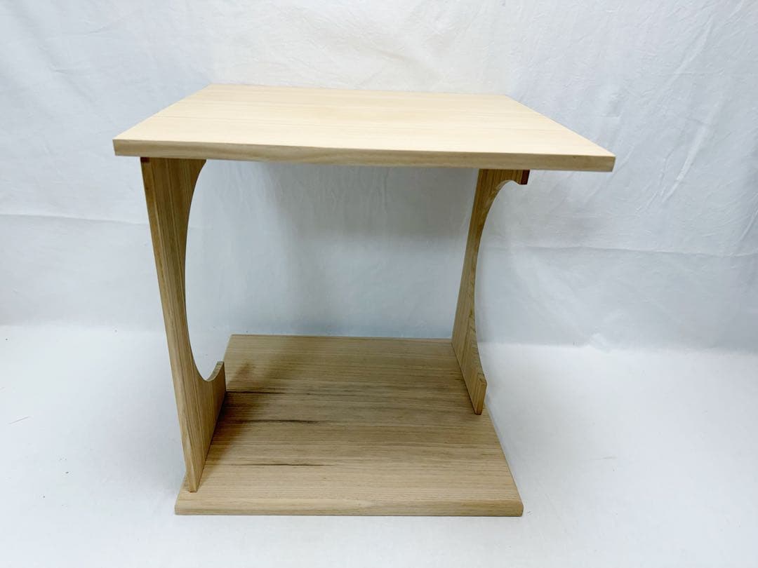 ほぼ未使用 茶道具 淡淡斎好 円意棚 組み立式 元箱