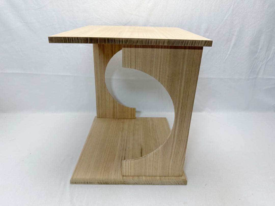 ほぼ未使用 茶道具 淡淡斎好 円意棚 組み立式 元箱