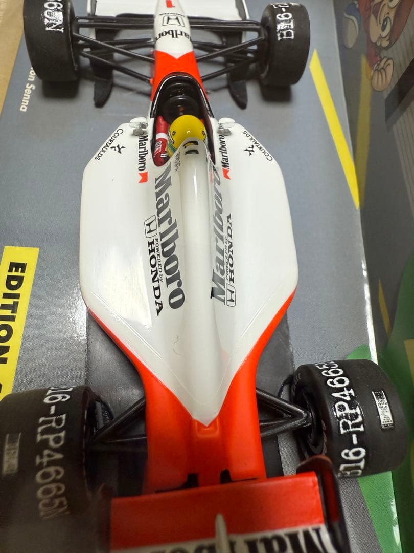1/43 F1 ミニチャンプス　マクラーレンホンダMP4-7 A.セナ