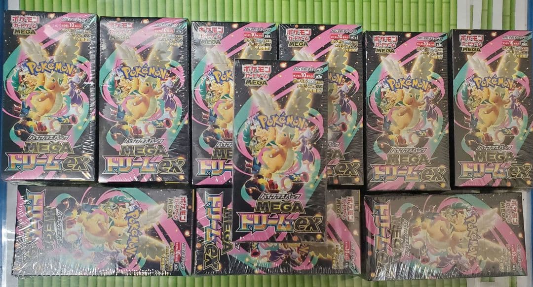 ポケモンカードゲーム　MEGAドリームex 10BOX シュリンク付き