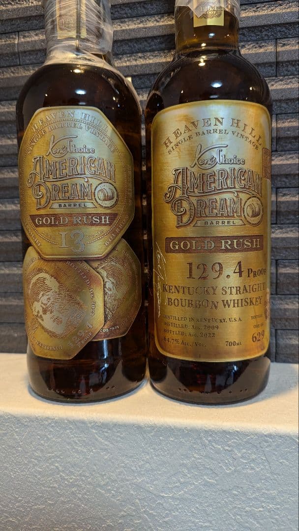 ケンズチョイス アメリカンドリームバレル ゴールドラッシュ１３年ラベルタイプAＢ