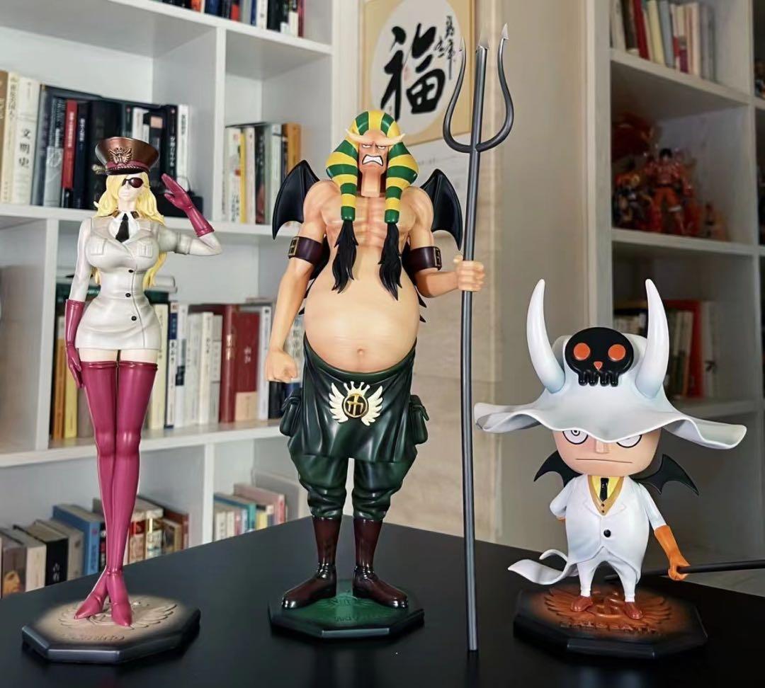 ワンピース ドミノ ハンニャバル サルデス 3体 ガレージキット ガレキ スタチ