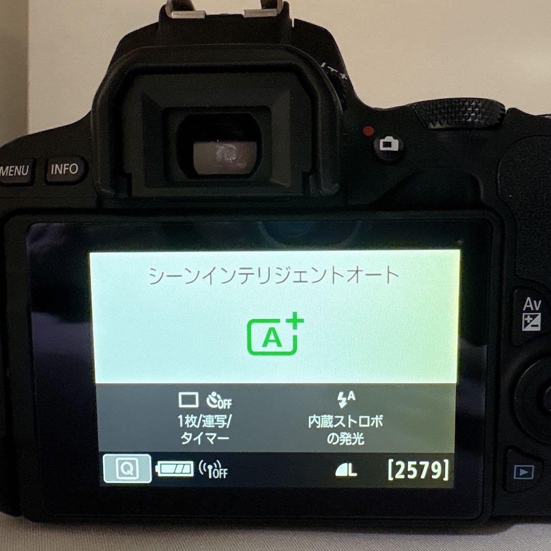 12/23限定価格✨Canon Kiss X9 ダブルレンズ⭐️カメラバッグ付き