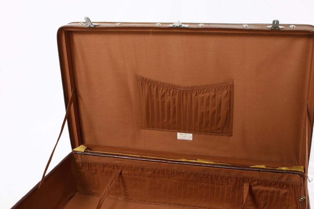 クラシックブラウンレザー風？旅行かばん