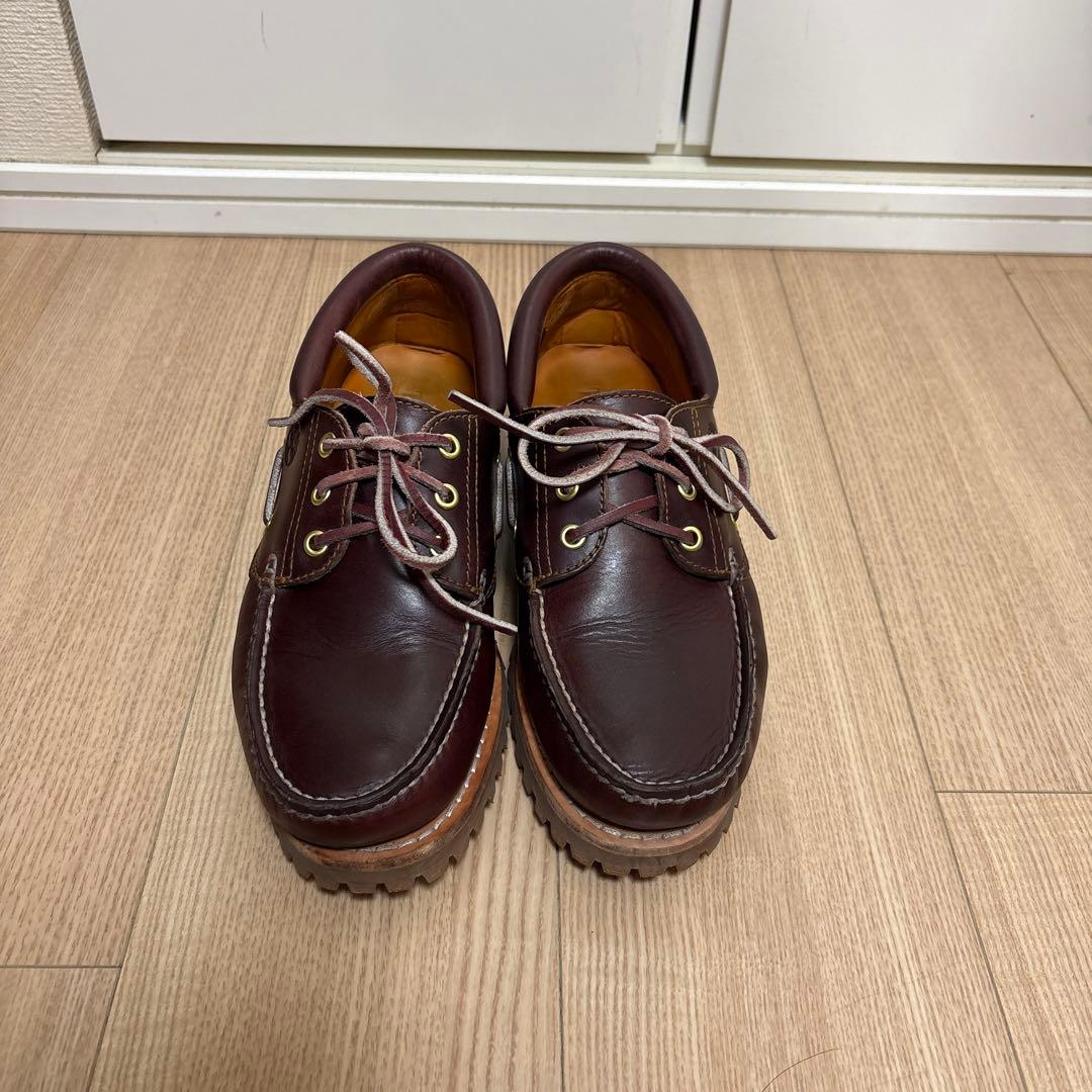 Timberland 3eye バーガンディ ヒデ