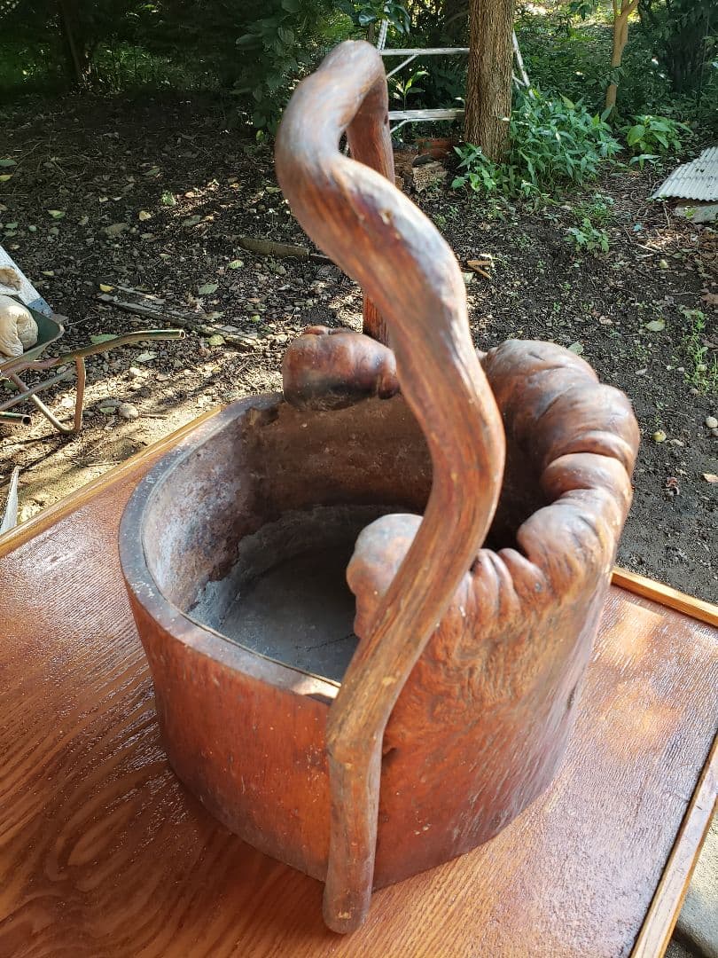 火鉢 ケヤキ 移動用